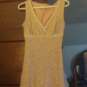 A beautiful sleeveless pink, lace dress#